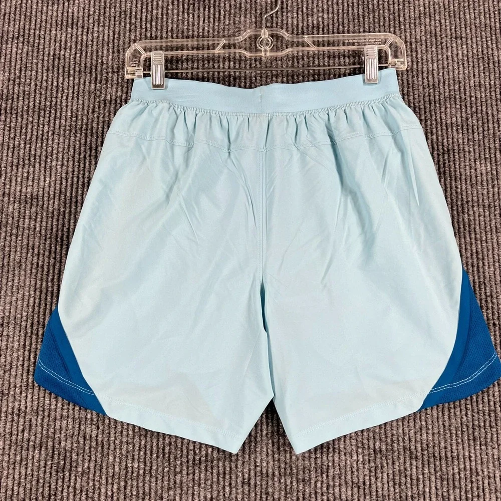 Under Armour Shorts Mens Small Fitted Blue Lined Active Gym Run Lift Casual New